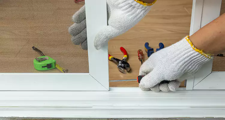 Sliding Glass Door Off Rails Repair in Poinciana, FL